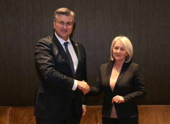 Plenković se u Mostaru sastao s Borjanom Krišto