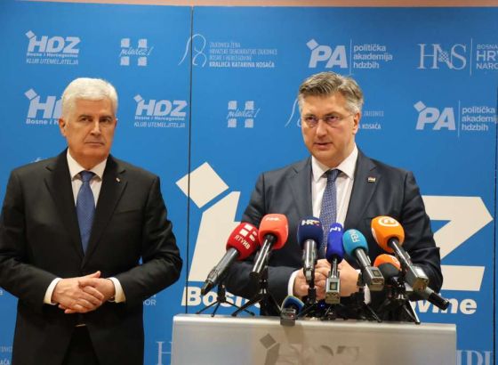 Plenković u Mostaru: Hrvatska je zabrinuta zbog političke krize u BiH (VIDEO)