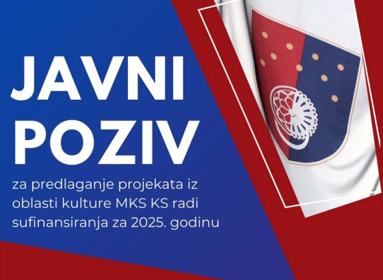 Ministarstvo kulture KS objavilo Javni poziv za sufinansiranje projekata za 2025. godinu