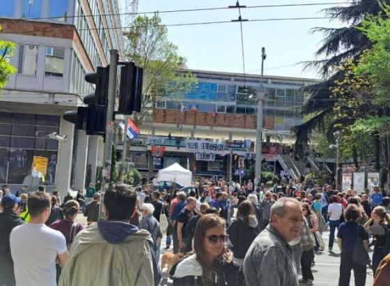 Srbija: Studentska blokada javnih servisa, RTS jutros nije emitirala vijesti