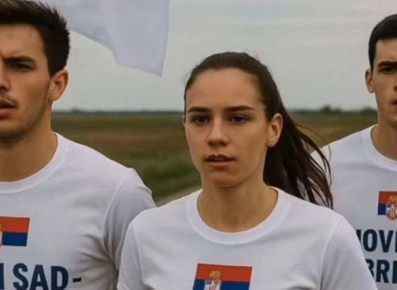 Beograd: Studenti u blokadi ispratili maratonce na put do Bruxellesa