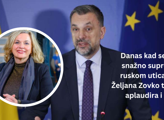 Konaković: Željana Zovko koristi rječnik Milorada Dodika, aplaudira ruskom uticaju i štiti ga; Laži o BiH razbićemo u ...