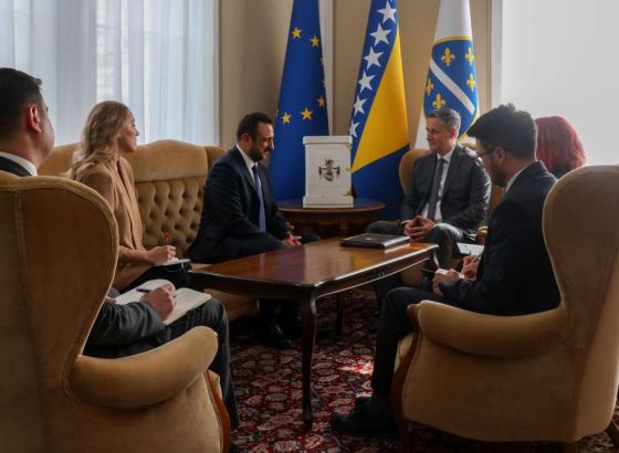 Bećirović primio u nastupnu posjetu ambasadora Turske u BiH Emina Aksekija