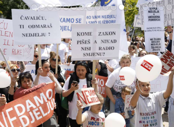 U Sarajevu protest trgovaca zbog očuvanja neradne nedjelje (VIDEO)