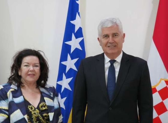 Čović se sastao s Pierce: Mir, stabilnost i teritorijalni integritet BiH ključni