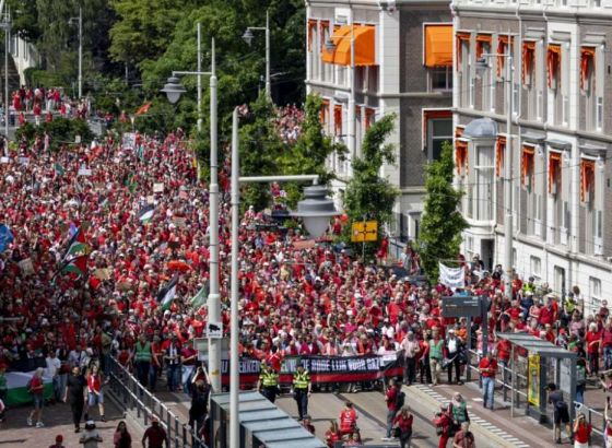 Velike demonstracije u Nizozemskoj zbog izraelske opsade Gaze i politike nizozemske vlade prema ratu
