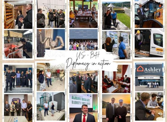 Američki diplomati aktivno su angažovani širom Bosne i Hercegovine