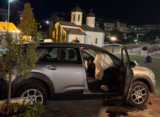 Dvije osobe povrijeđene ispred hrama u Podgorici, uhićena žena koja je uletjela automobilom