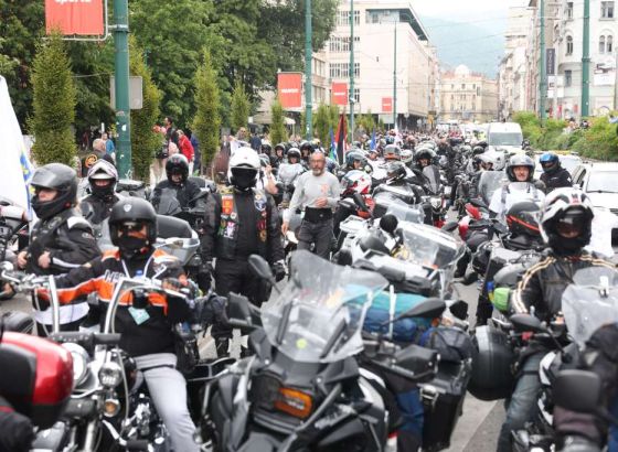 Učesnici motomaratona prošli kroz Sarajevo