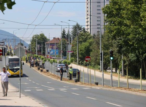 Nastavlja se ozelenjavanje u Novom Sarajevu , skoro 100 novih stabala duž Bulevara Ivice Osima