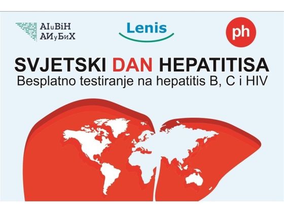 Svjetski dan borbe protiv hepatitisa: Besplatno testiranje na hepatitis i HIV širom BiH