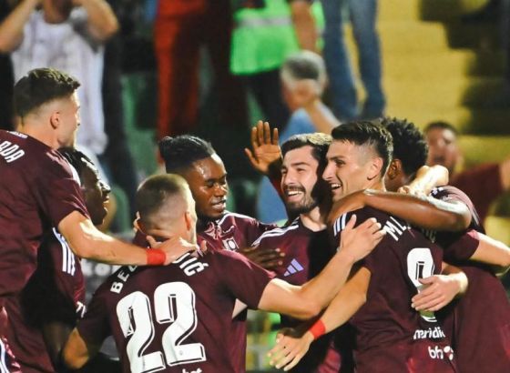 Sarajevo slavilo protiv Craiove na Koševu, bordo tim u revanš nosi gol prednosti