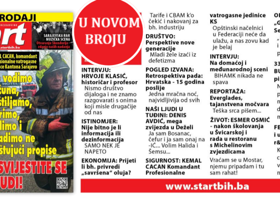 NA KIOSCIMA ŠIROM BiH-START kakav još niste čitali: Priča o porodici Popović - Jakupović NIKOGA NEĆE OSTAVITI RAVNODUŠNIM