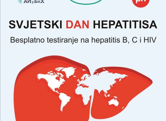 Svjetski dan hepatitisa - Danas testiranje na hepatitis B, C i HIV, u nekoliko bh. gradova