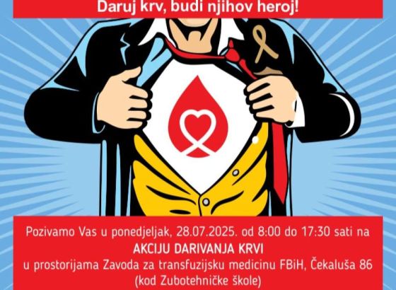 'Srce za djecu' - Svaki darovani mililitar krvi može biti odlučujući za djece oboljelu od raka