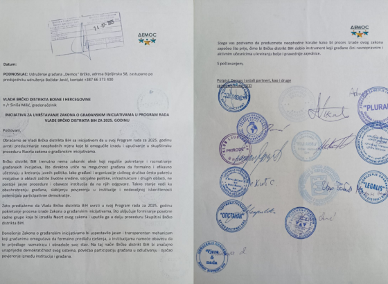 Građani Brčkog traže zakon o građanskim inicijativama