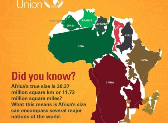 Afrička unija traži korištenje karte svijeta koja prikazuje stvarnu veličinu ovog kontinenta