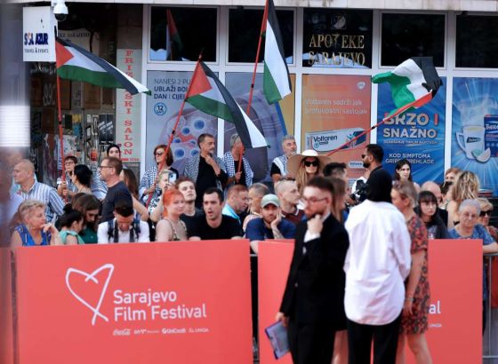 Uoči početka SFF-a - Podrška grupe građana narodu Palestine