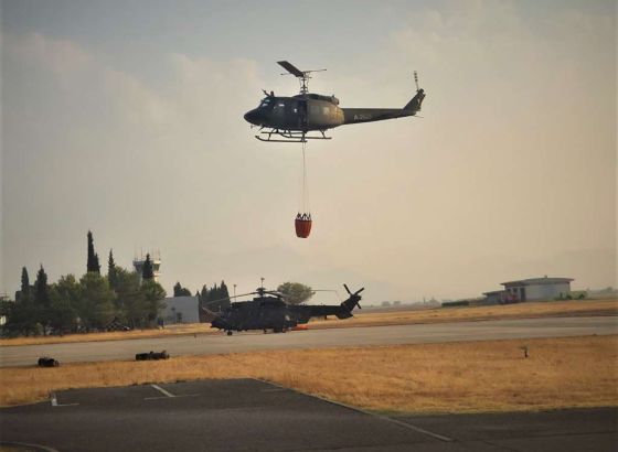 Helikopter OSBiH nastavlja angažman na pomoći gašenja požara u Crnoj Gori