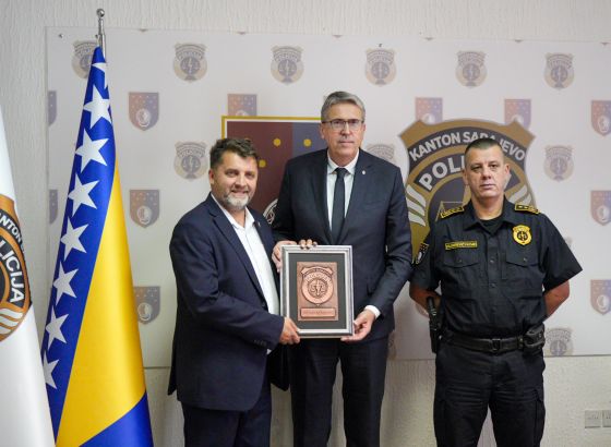 Gradonačelnik Samir Avdić u posjeti MUP-u Kantona Sarajevo: Policija na najprofesionalnijem nivou obavlja svoje zadatke