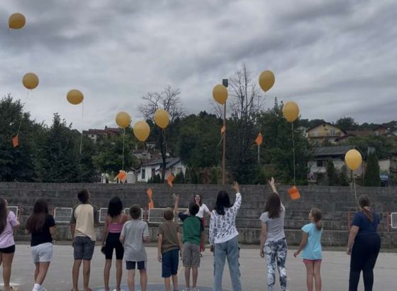Narandžasti dan u Banjoj Luci: Djeca poslala poruke podrške ženama i djevojčicama