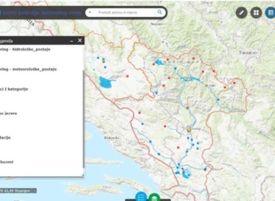 Izdano upozorenje na bujične i urbane poplave u Hercegovini zbog obilnih padavina