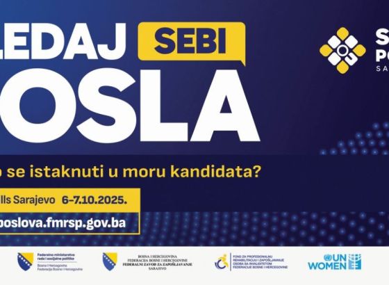 „Gledaj sebi posla“: Sajam poslova koji donosi nove prilike i odgovore na izazove tržišta rada, 6. i 7. oktobra u Sarajevu