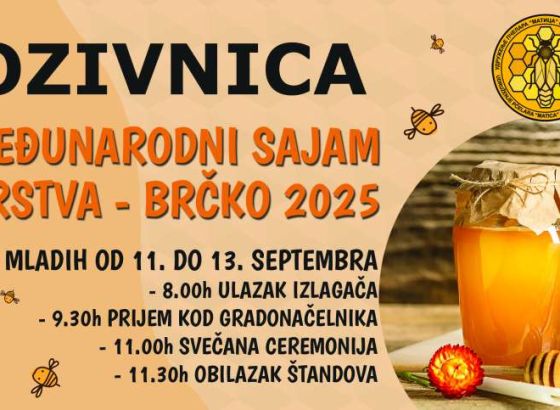 Sajam pčelarstva u četvrtak u Brčkom