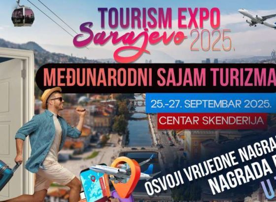 Međunarodni sajam turizma Tourism expo Sarajevo od 25. do 27. septembra u Centru Skenderija