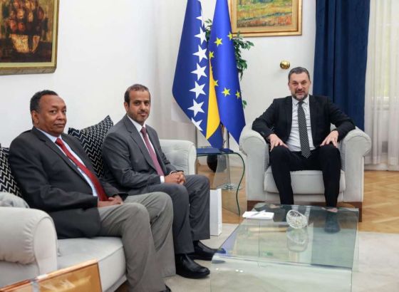 Konaković primio u nastupnu posjetu generalnog konzula UAE u BiH Ahmeda Saifa Alshamsija