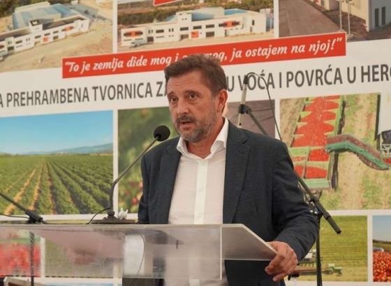 Gradonačelnik Mostara otvorio prvu tvornicu za preradu voća i povrća u Hercegovini