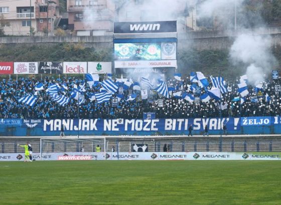 Manijaci ne mogu bodriti Željezničar u Širokom Brijegu