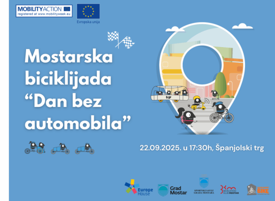 Mostarska biciklijada na Dan bez automobila