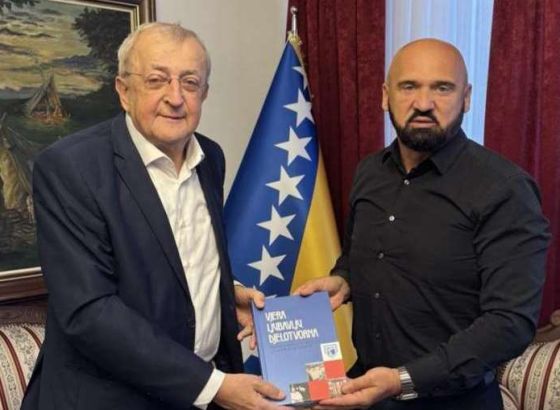Isak primio u posjetu prof.dr. Franju Topića - Vjera i humanizam kao snaga društvenog zajedništva