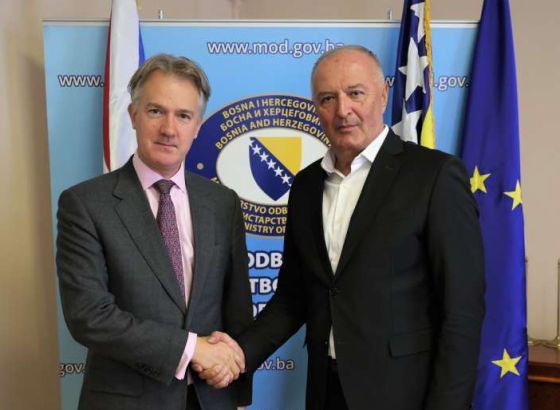 Helez s Reillyem: BiH i UK potvrđuju posvećenost snažnim bilateralnim odnosima