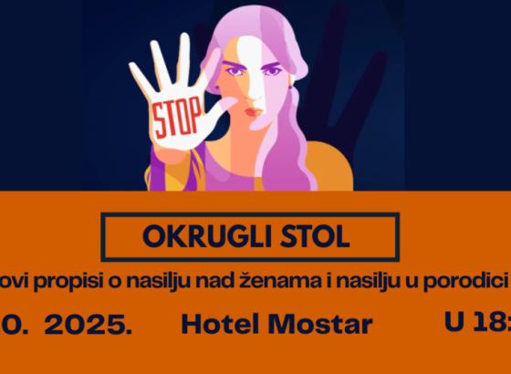 Okrugli stol „Novi propisi o nasilju nad ženama i nasilju u porodici“