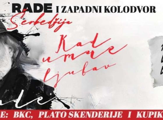 Rade Šerbedžija & Zapadni kolodvor 15. novembra u Sarajevu - večer poezije, muzike i emocije