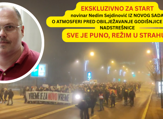 Sejdinović iz Novog Sada za START: Vučića bi napustili, ali su ucijenjeni