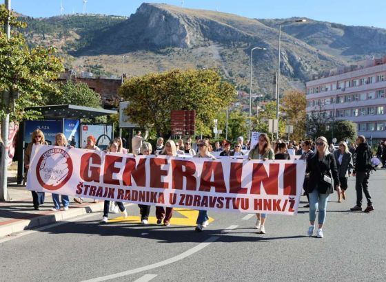 Prosvjed zdravstvenih radnika: Bez povećanja koeficijenata nema razgovora