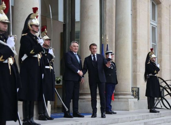 Članovi Predsjedništva BiH sa Macronom, Komšić istakao simboliku susreta u Parizu