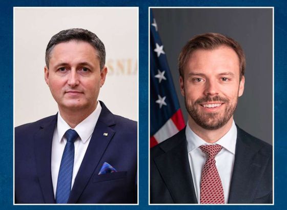 Bećirović razgovarao sa šefom Biroa za Evropu i Evroaziju State Departmenta Brendanom Hanrahanom