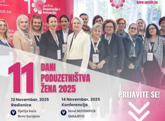 Dani poduzetništva žena 2025 - Sarajevo i ove jeseni središte ženskog liderstva i inovacija