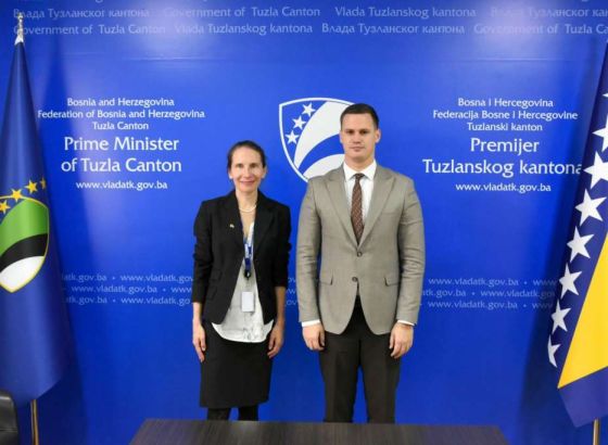 Nova šefica Terenskog ureda OSCE-a u Tuzli dala podršku za prioritete Vlade TK