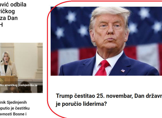 DRUŠTVENE MREŽE GORE: STISNI PA ODBRUSI TRUMPU! Cvijanović prije tri godine odbila Bidenovu čestitku povodom Dana državnosti