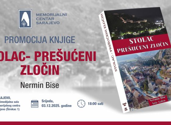 Promocija knjige “Stolac – prešućeni zločin” autora Nermina Bise