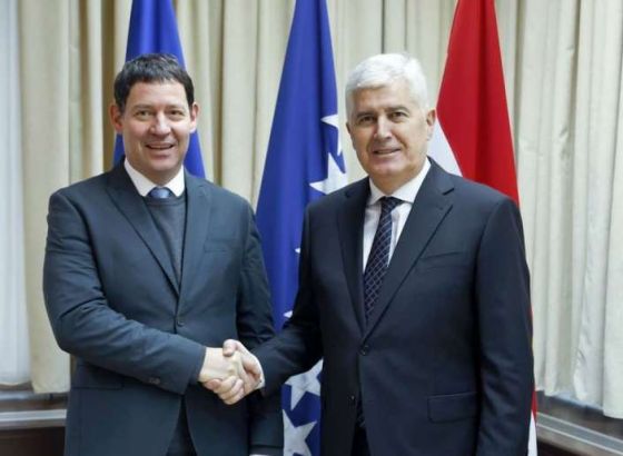 Čović i izaslanik Slovenije za zapadni Balkan: Politički procesi u BiH, naglasak na evropske reforme