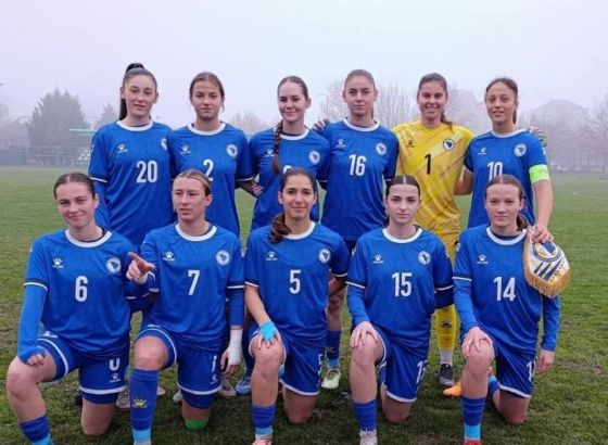 Ženska juniorska reprezentacija BiH ostvarila pobjedu rezultatom 10:0