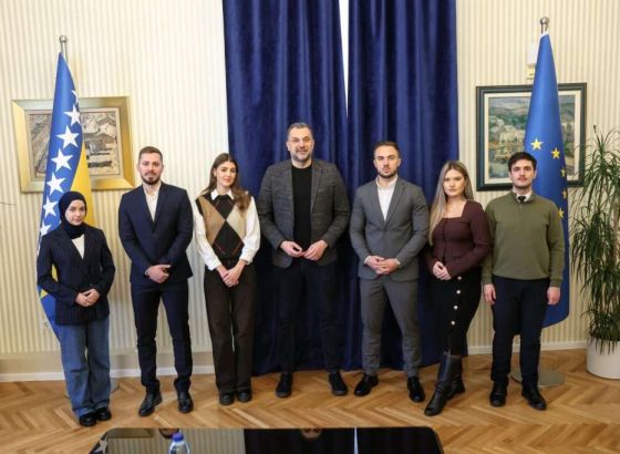 Najbolji studenti UNSA u susretu s ministrom Konakovićem - Znanje kao temelj budućnosti BiH