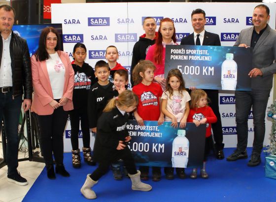 SARA voda donacijom podržala sportske projekte koji stvaraju pozitivne promjene u BiH