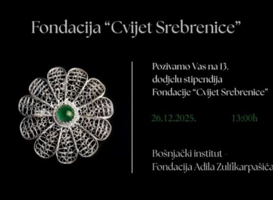 Tradicionalna dodjela stipendija Cvijet Srebrenice sutra u Sarajevu